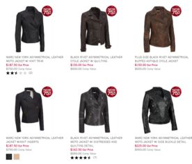 Wilsons Leather秋冬皮革專場海淘攻略 精選服飾2.5折，質(zhì)感皮裝輕松入手